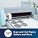 Brother ScanNCut SDX125e DIY Cutting Machine with Scanner, 3 Standard Tack and 3 Low Tack Adhesive Mats, and Non-Tack Scanning Mat