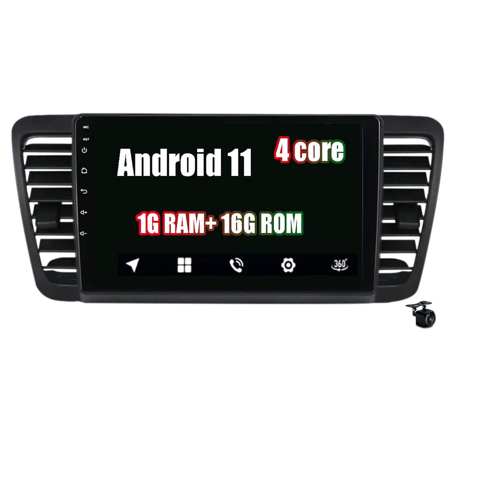 Autoradio 2 din Android pour voyager en musique avec Carplay et Bluetooth sur Legacy 4