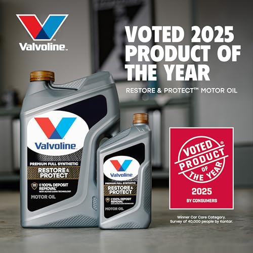Valvoline Restore & Protect Full Synthetic 5W-20 Motor Oil 5 Quart - Image 5