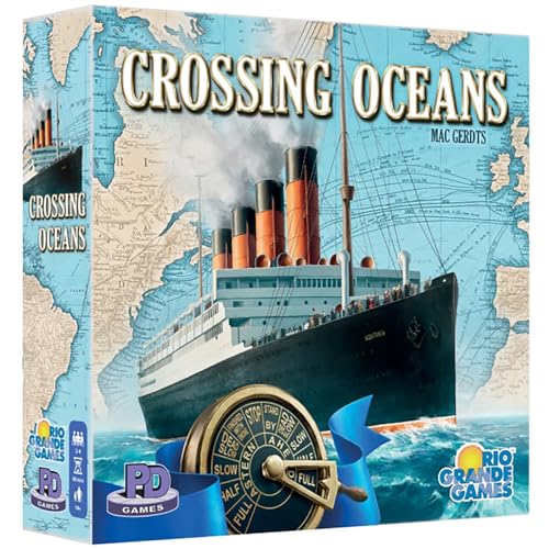 Rio Grande Games Crossing Oceans - Economic Themed Board Game,