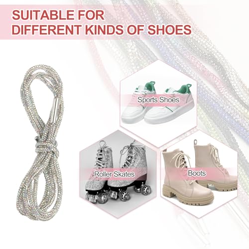 Lacets de chaussures en strass pour transformer des baskets ternes
