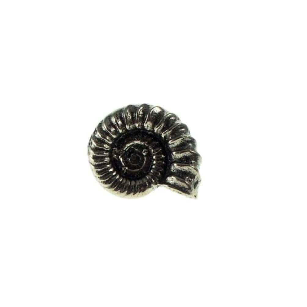 Minimum Mouse Unisex Multi Coloured Ammonite Fossil Lapel Pin Badge