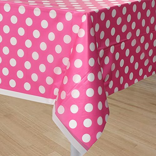 Buy My Party Suppliers Polka Dot Plastic Table Cloth/Party Table Cover