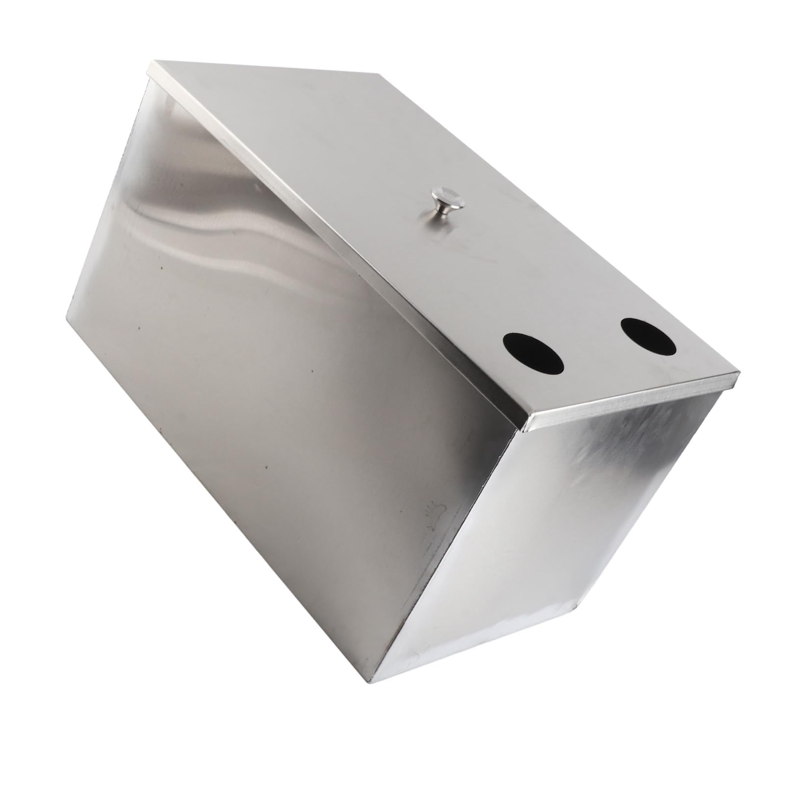Walfront Piège à Graisse en Acier Inoxydable, Intercepteur de Graisse Commercial 500x300x295mm avec Couvercle de Filtration en 3 étapes, Entrée Supérieure pour Cuisine, Restaurant, Service Alimentaire
