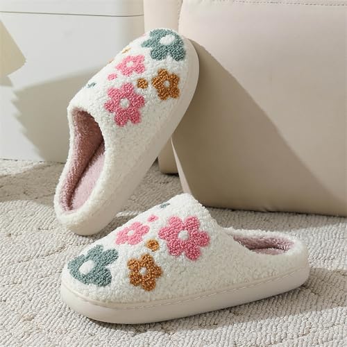 House Slippers for Women Memory Foam Comfort Non-Slip Fluffy Slippers Cozy Soft Plush Fleece Lined Cute Slip On Warm Shoes Indoor and Outdoor3