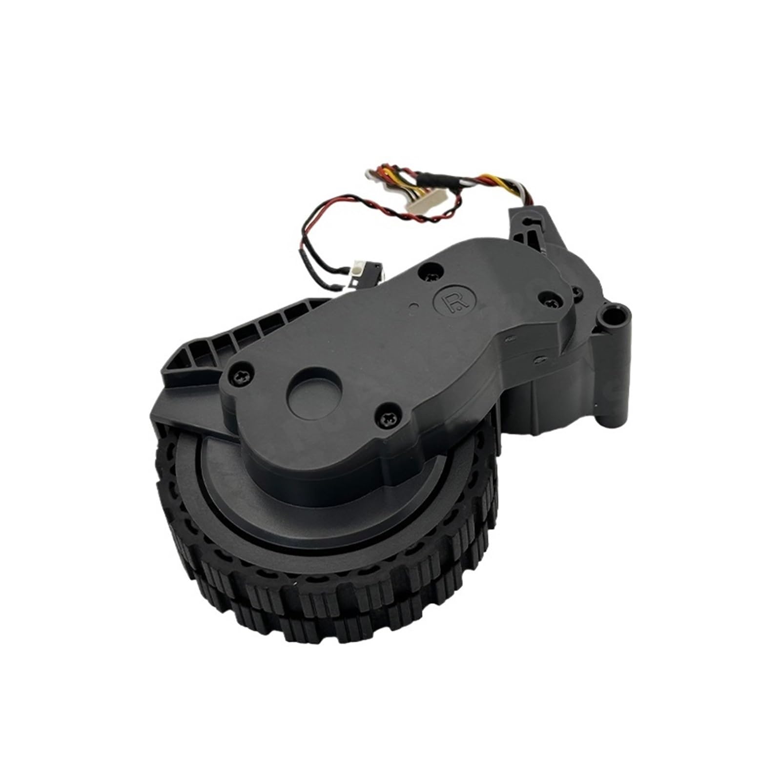 L/R Wheels Replacement Spare Accessories, Compatible For Roborock(Black L)