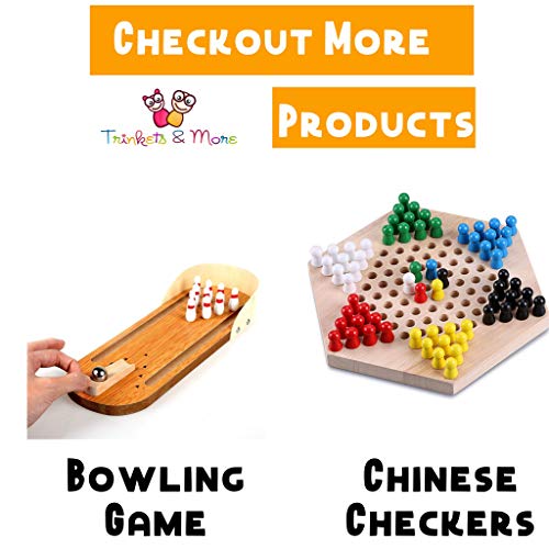 Image of Trinkets & More - Mikado | Wooden 31 Pick-Up Sticks | Best Return Gift | Fun Family Indoor Board Game for Adults and Kids 5+ Years (Pack of 8)