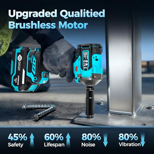 Heavy Duty Cordless Impact Wrench Kit