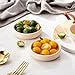Swuut Ceramic Soy Sauce Dish,3.5 Inch Dipping Bowls Side Dishes Set of 6, Small Appetizer Pinch Dip Bowls for Condiments, Sushi, Ketchup, BBQ (Nude)