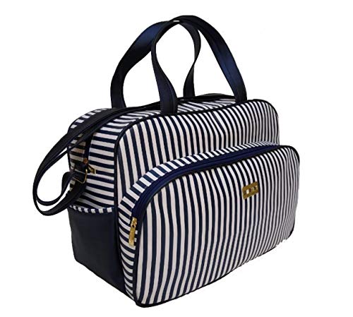 Conjunto de Bolsa, Frasqueira, Porta Mamadeira e trocador Deslumbre Rosa escuro