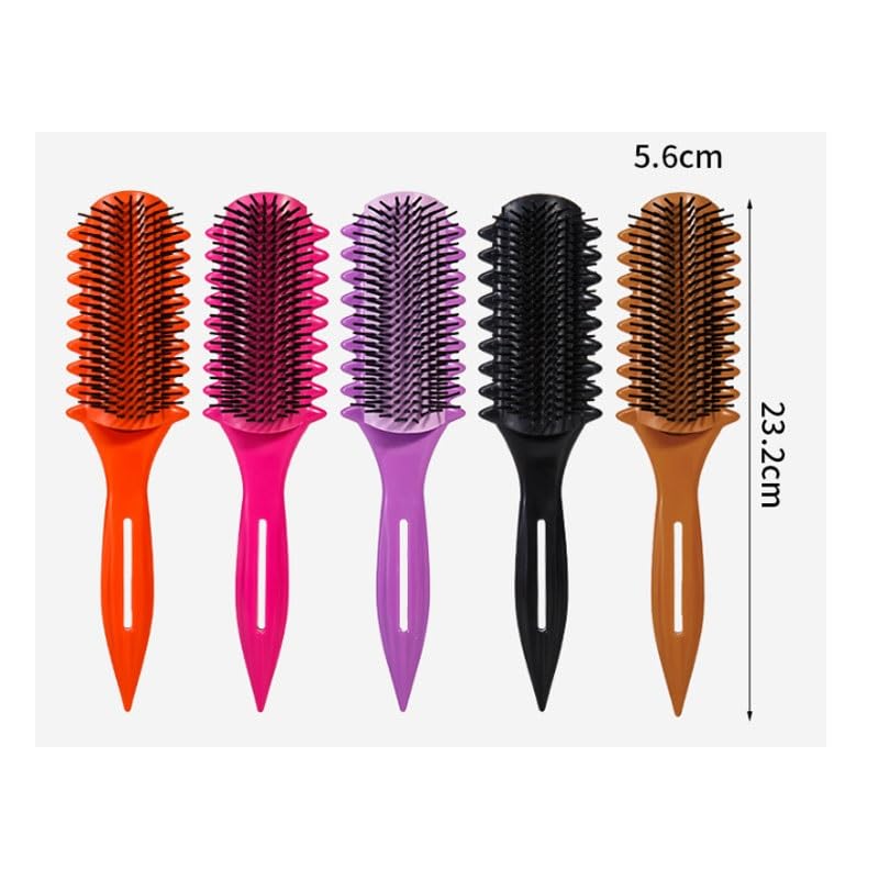 Curly Hair Styling Comb with Detachable Hairbrush