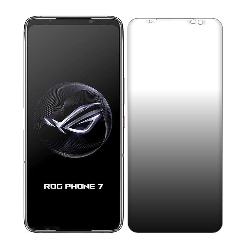 FCS Matte Screen Protector for Asus ROG Phone 7 Ultimate Screen Guard | Pet Matte Finish Flexible Film Self Healing for Asus ROG Phone 7 Ultimate Screen Protector | Front (Matte)