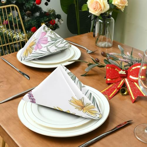Servilletas de Tela Wild Flower Set x6 miniatura 3