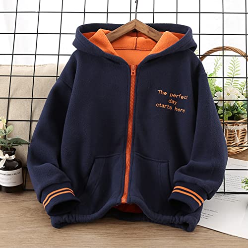 sfdgfhyf Toddler Kids Boys Girls Long Sleeve Winter Zippered Hoodie Coat Jacket Thicken Warm Outwear Winter3