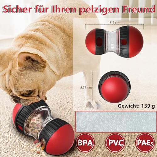 Dufuso Hundespielzeug Intelligenz, Slow Feeder für Hunde zur Verbesserung der Verdauung, Unterhaltsames Interaktives Hundespielzeug zur Futterausgabe, Entfesseln Sie Spaß und Snacks