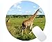 Produktbild Runde Mauspad Rutschfeste Naturkautschuk-Rechteck-Runde Mauspads, Sydney Opera Giraffe Gummi Mousepad Genähte Kanten