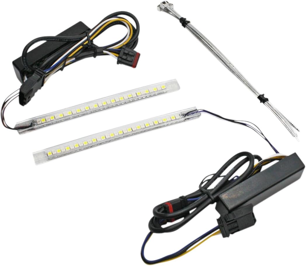 Custom Dynamics CDVENT-TF-AWKIT Lighted Fairing Vent Trim - White DRL with Amber Turn Signals