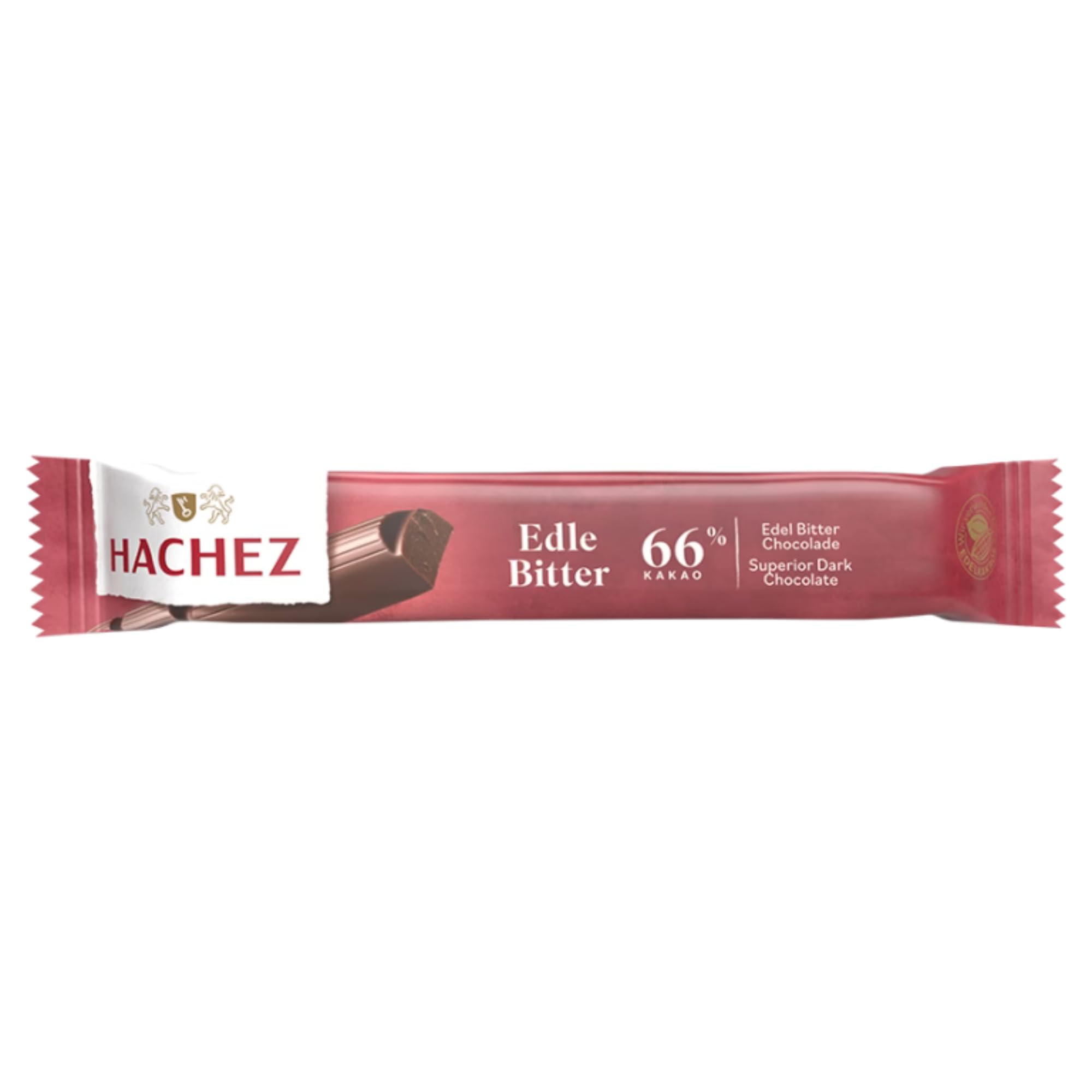 usy Bundle für Hachez Schokolade Sticks Edle Bitter 66% VPE (24x35g Packung) + usy Block