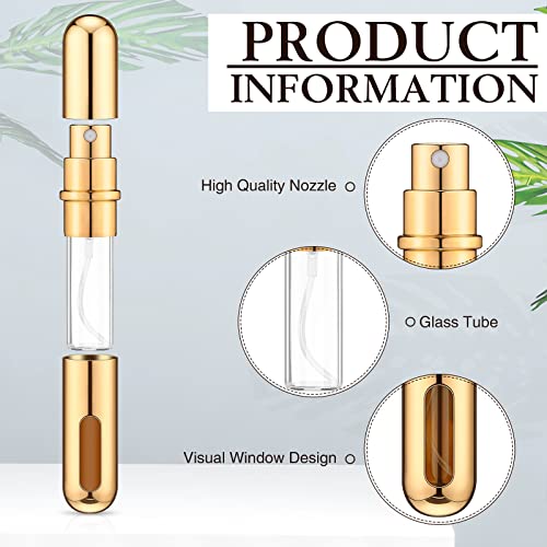 Remerry 30 Pcs 5ml Refillable Perfume Atomizer Mini Refillable Spray Bottle with 10 Refill Dispenser Pump Transfer Tool Portable Small Plastic Scent Pump Bottle for Travel Outgoing(Multi Colors)3