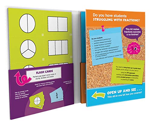Carson Dellosa Education Train Your Brain Fractions Classroom Activity Kit, Multi 111 per Each - Image 2