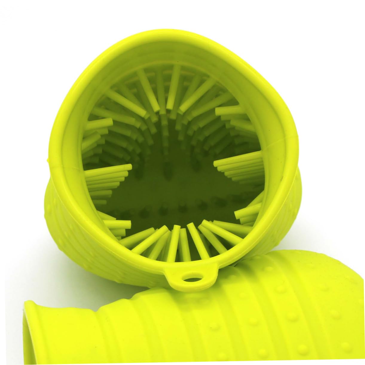 BESPORTBLE 2stücke Dual Purpose Silikon Pfotenreiniger Für Hunde Pet Footbath Tool Mit Massagefunktion Flexibles Material Grünes Design Zur Sanften Reinigung Und Massage Der Hundepfoten