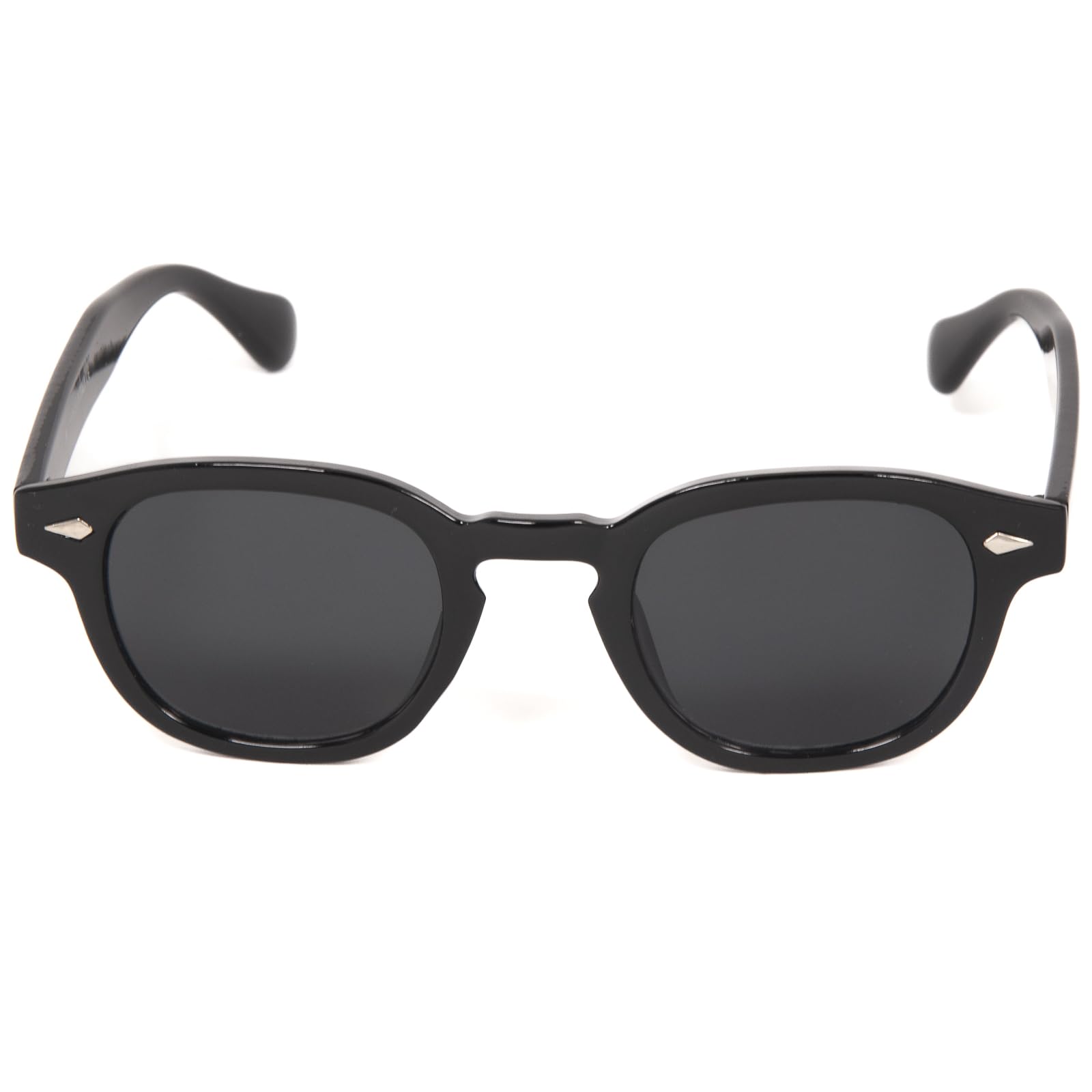 KISS DEPP ICONIC Sunglasses Men Women – Moscot Style Vintage Inspired by Johnny Depp – Frame with Studs & UV Lenses