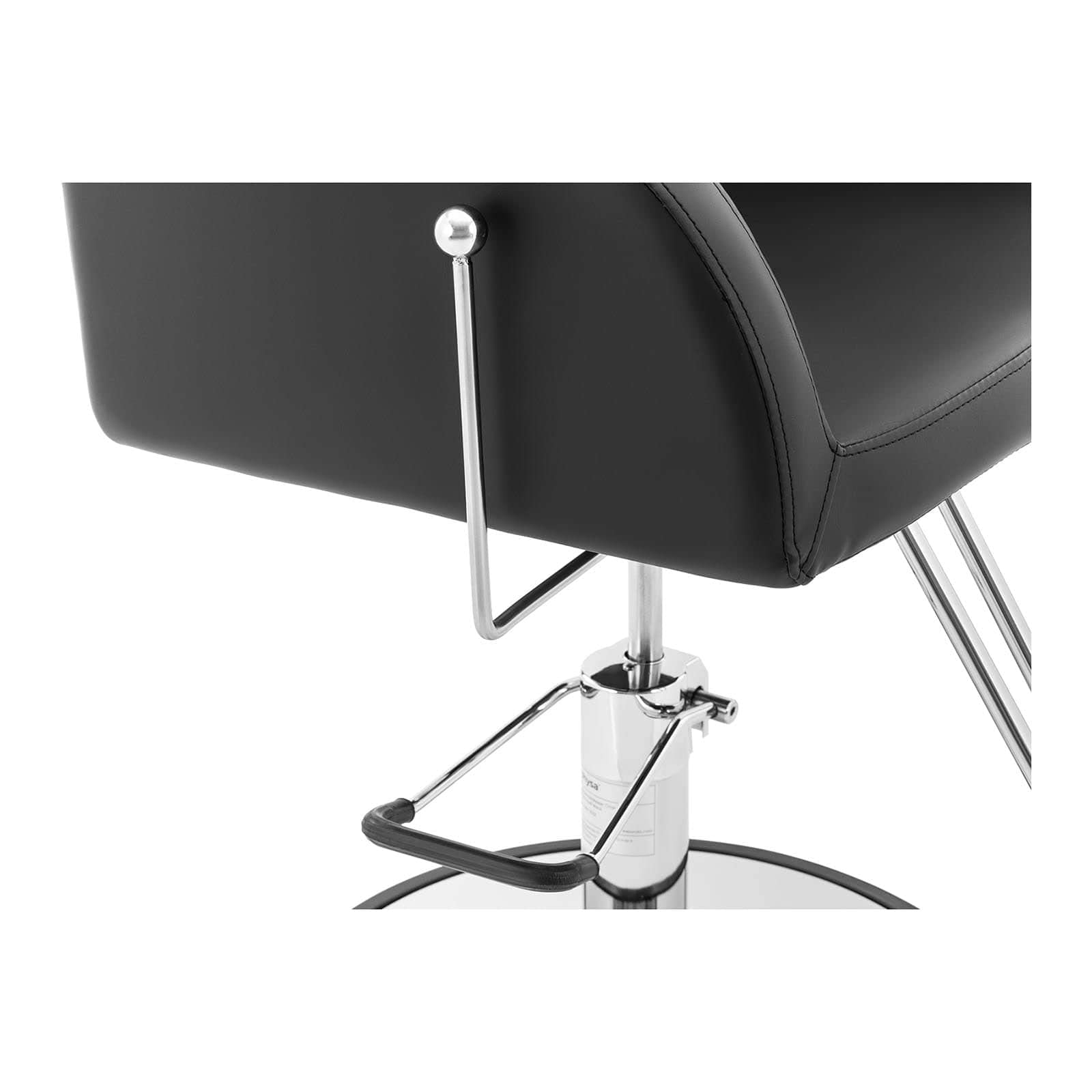 Physa Physa YOXALL Black Friseurstuhl mit Fußstütze Yoxall Black Barberstuhl Friseursessel Friseurstuhl höhenverstellbar Waschsessel
