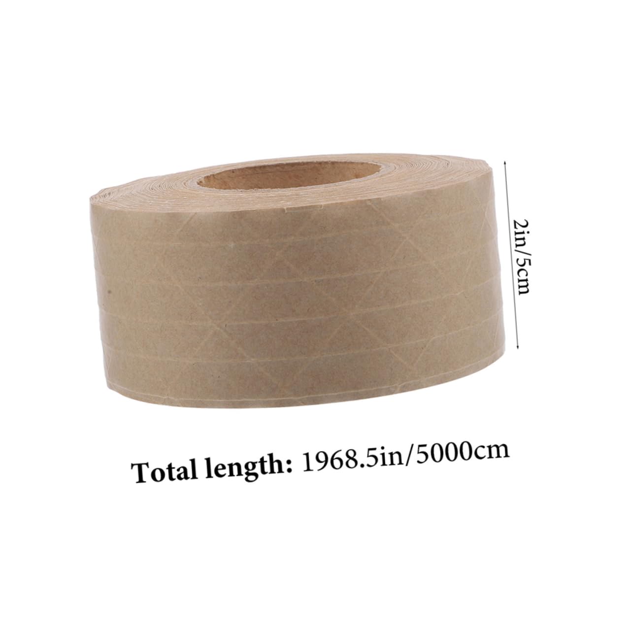 Operitacx 2 di Nastro di Supporto per Cornici Nastro Sigillante in Carta Kraft Attivato Dall'acqua 50 Mm X 50 M Nastro Adesivo per Artisti con Tenuta Forte per Cornici