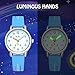 KDM Reloj Niño Niña Reloj Tiempo de Aprender Impermeable Relojes de Pulsera Analógico Deportivos de Cuarzo Azul Reloj Infantil Time Teacher Imagen de KDM Reloj Niño Niña Reloj Tiempo de Aprender Impermeable Relojes de Pulsera Analógico Deportivos de Cuarzo Azul Reloj Infantil Time Teacher