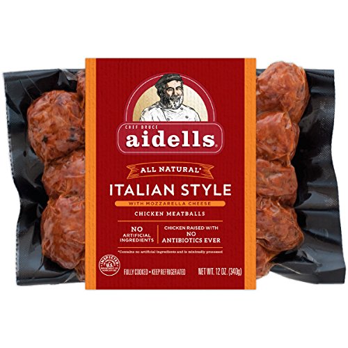 Aidell's, Spicy Italian Style Chicken Meatballs with Mozzarella, 12 oz