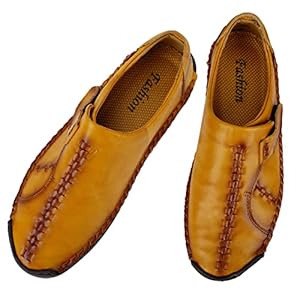 Mocassini Uomo Loafers Slip On Pelle Casuale Moda Scarpe da Guida Scarpe da Barca Scarpe da Eleganti