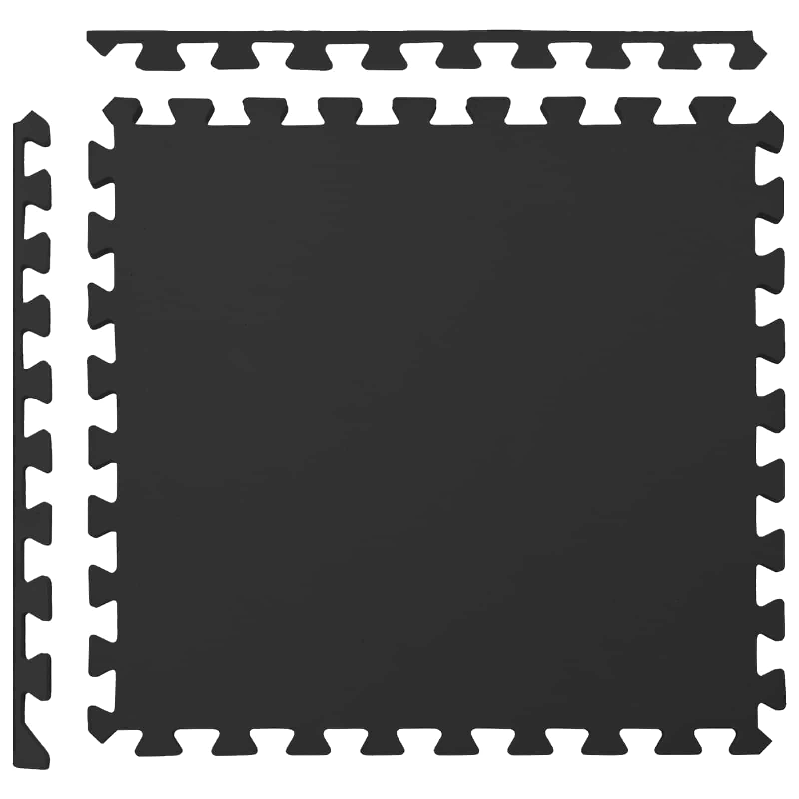 Tapis de Sol de Piscine 50 pc Noir 18 m² Mousse EVA,Bâches de piscines & Tapis de Sol,3433297