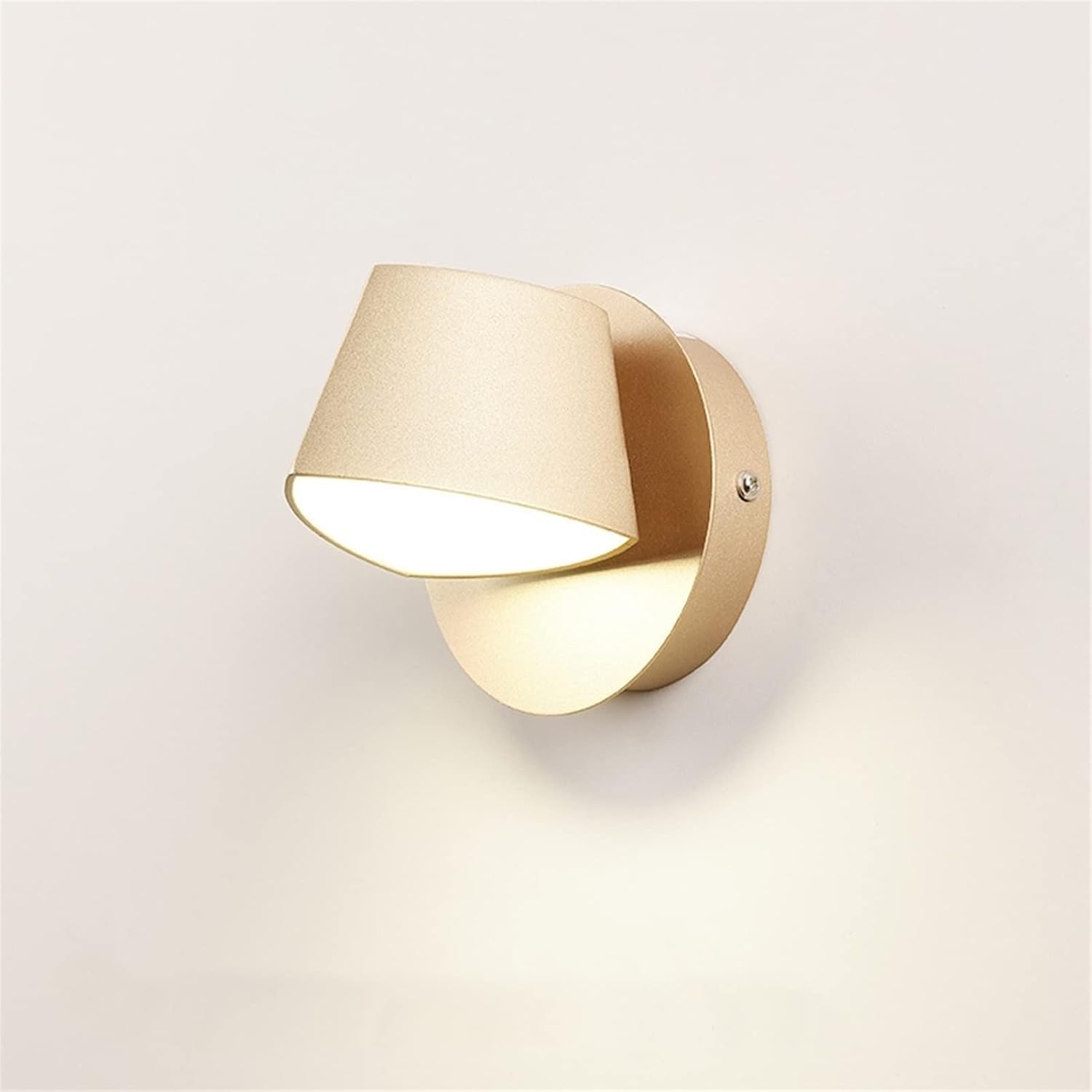 HPTHLY Bedroom Bedside Wall Sconces Living Room Wall Light Study Aisle Wall Lamp - Wall Sconce Decorative Fixtures Adjustable Lighting Luminaire,Luxury (Gold-1 Head)