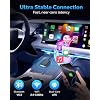 MoKo Wireless CarPlay Adapter for iPhone 2025, Only for iPhone iOS 10+ and Cars with Built-in Car Play, Converts Wired Car Play to Wireless Dongle,Plug and Play Fast Response Bluetooth CarPlay Adaptor