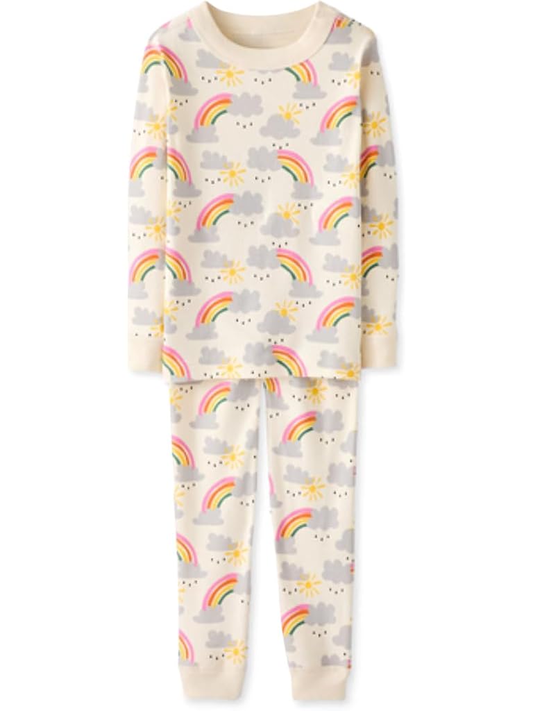Pink Hanna Andersson Long John Pajama Set (Infant/Toddler/Little Kid/Big Kid)