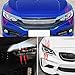 KeeForthewin 2PCS Claw Marks Decal Sticker Waterproof Headlight Decal Vinyl Sticker Decal for Sports Cars (Red)
