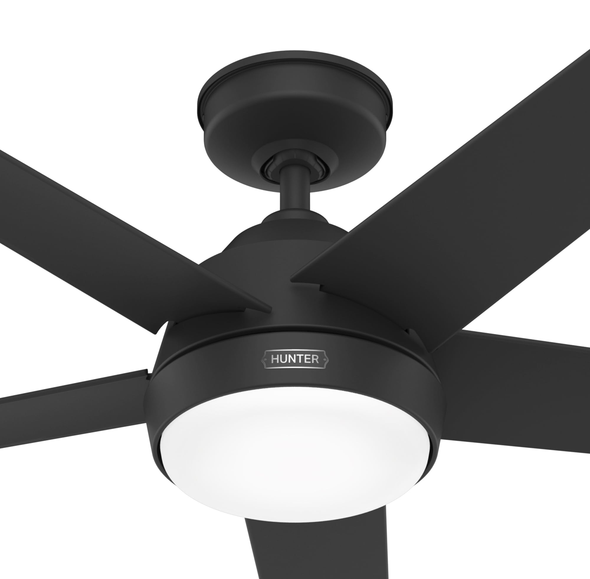 Hunter 52589 Skyflow Outdoor Ceiling Fan with LED Lights & Wall