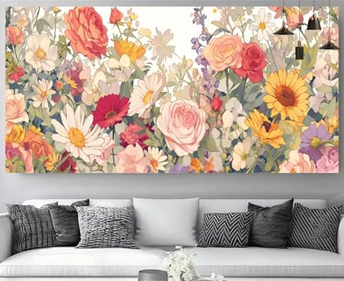 Activité Manuelle Adulte Anti-Stress | Grand Diamond Painting Tournesol