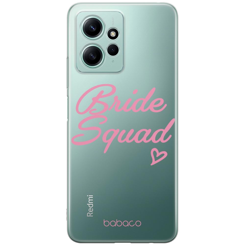 Babaco ERT GROUP mobile phone case for Xiaomi REDMI NOTE 12 4G original and officially Licensed pattern Bride Squad 001 optimally adapted to the shape of the mobile phone, partially transparent