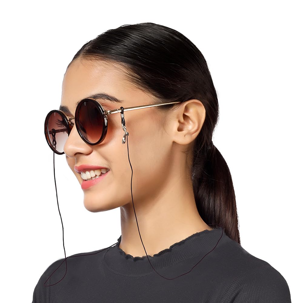 vivid vision Unisex Adult Silicone Eyeglass Holder Strap Cord | New Chain Adjust on Sunglasses | Anti-slip Retainer Lanyard String Eyewear Frame | Specs Mask Chains-picture-42