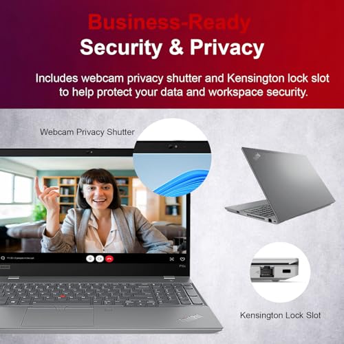 Image of Lenovo ThinkPad P15s 15.6 inch FHD Laptop | Intel Core i7 Processor | Windows 11 Pro | NVIDIA Quadro T500 GPU | 12GB DDR4 | 256GB PCIe SSD | Full-Size Backlit Keyboard | HDMI | Mobile Workstation