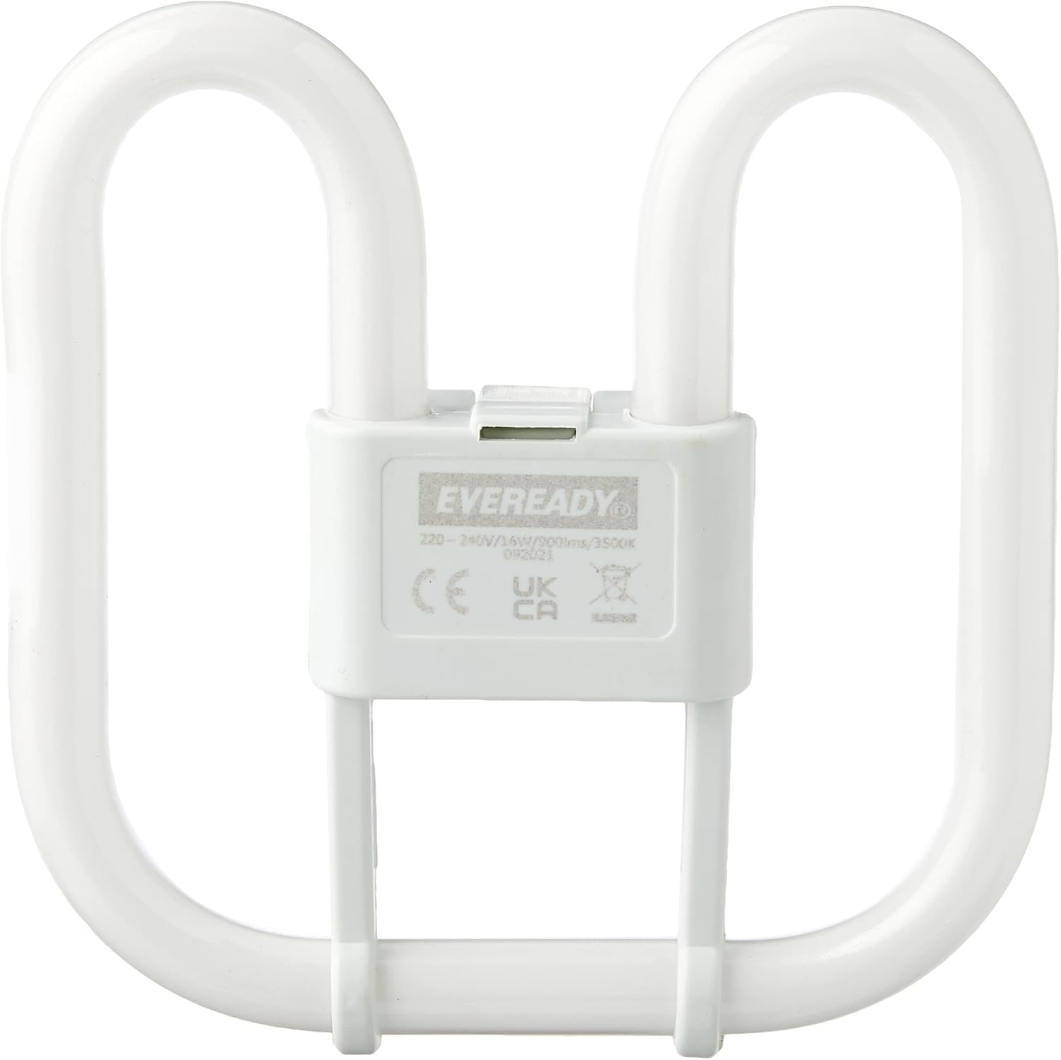 DTD QUALITY MATTERS 16W 4-Pin EN Saver 2D Lamp S711* [Energy Class A] – Compact Fluorescent Light, Energy Efficient, 3500K White, 1050lm, GR8 Base (3)