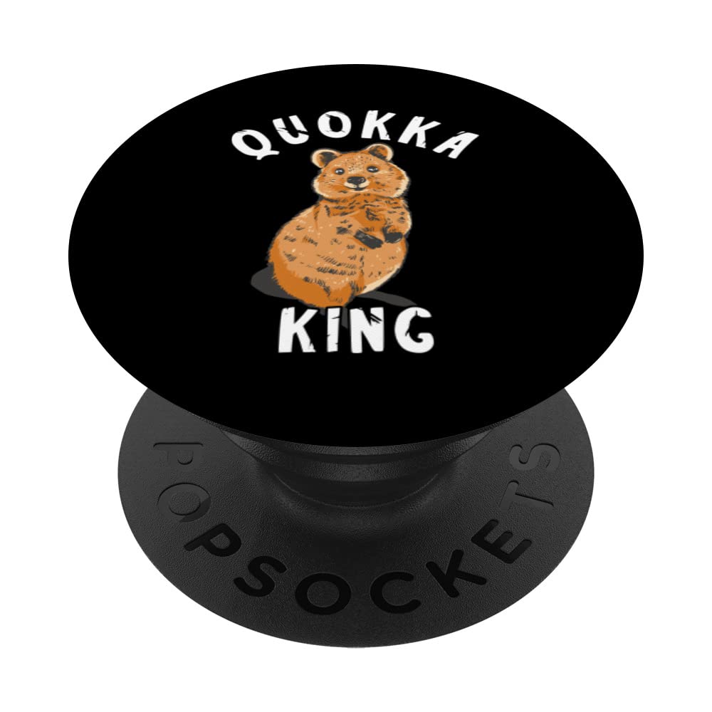 Quokka King Wildlife Aussie Western Australian Quokka Animal PopSockets Swappable PopGrip
