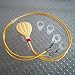 BTE Hearing Aids Protection & Security Clip Anti-Lost Cord Portable Hang Rope (H.A.Balloon) (Yellow)