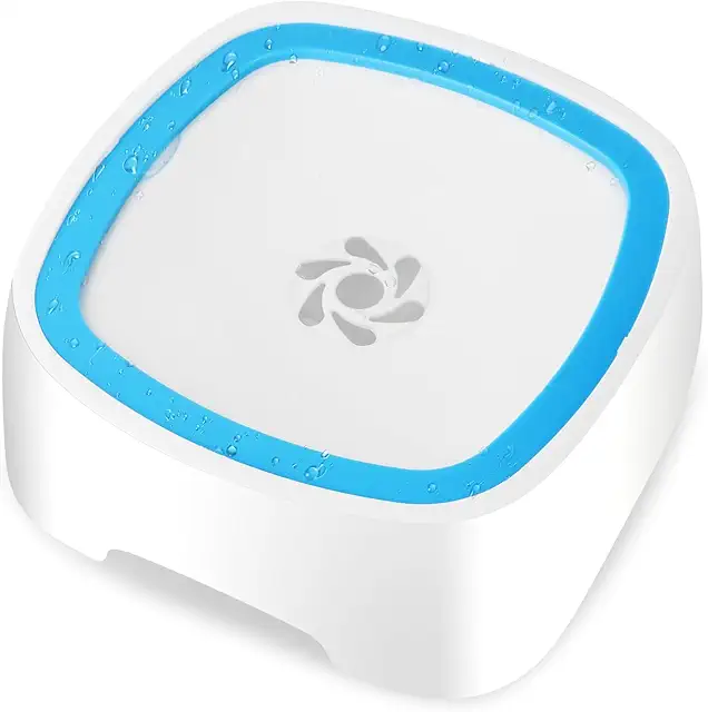 Gamelle Anti-Éclaboussure Chien 1,5L Anti-Débordement et Antidérapante - MXTIMWAN