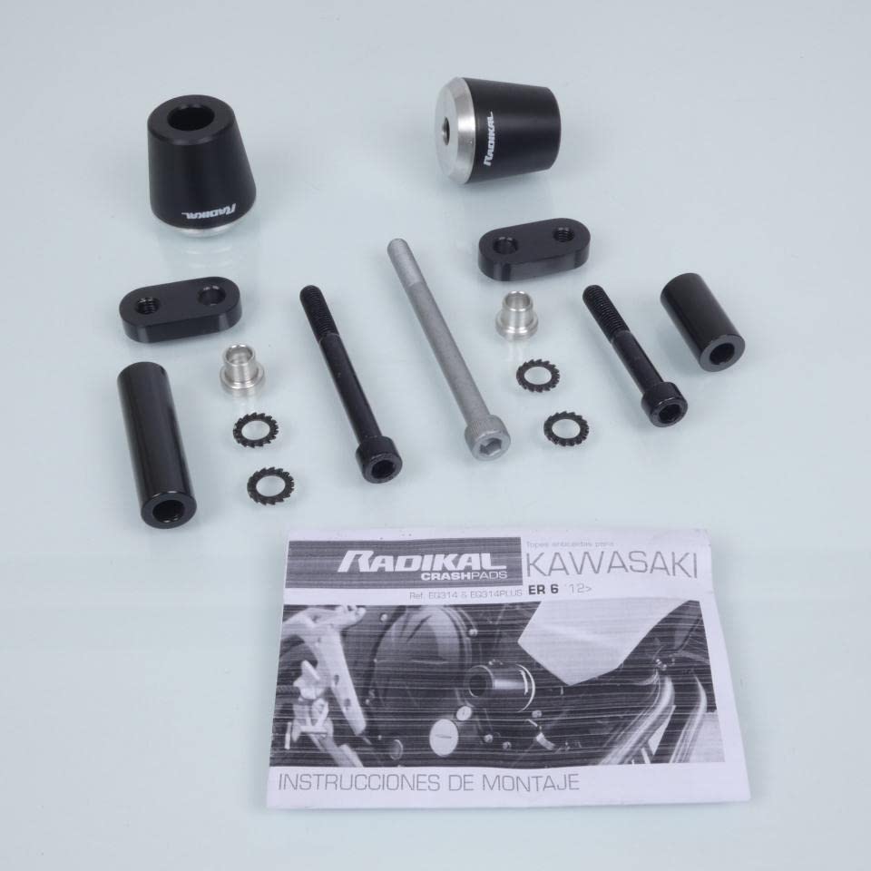 Tampon pare carter Radikal Kawasaki 650 ER6 accessoire moto après 2012