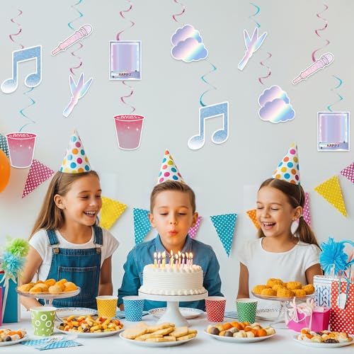 Image of Demon Girls Hanging Swirl Party Decoration,Party Decoration,Demon Movie Party Swirls,Suitable for Party Decoration Supplies (multicolor3)