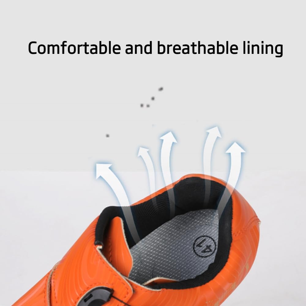 Buty rowerowe unisex dla mężczyzn i kobiet, oddychające, antypoślizgowe buty do roweru szosowego, wzór spinningu, do treningu w pomieszczeniach, jazdy na świeżym powietrzu i do użytku z płaskim