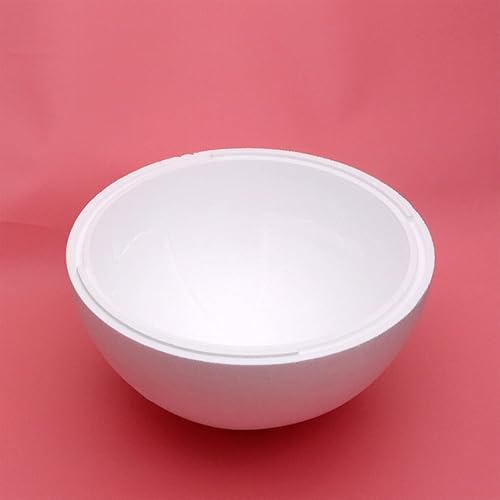 Miniatura 3 de Bolas de espuma de media esfera para manualidades, bola redonda blanca de espuma de poliestireno, bola lisa rellenable para Navidad, boda,
