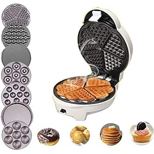 The Mini Waffle Maker Machine for Individual Waffles, Hash browns, other on the go Breakfast, Lunch, or Snacks? 7 In 1…